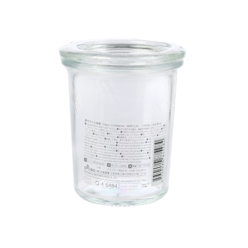 Glass Container with Lid 130ml