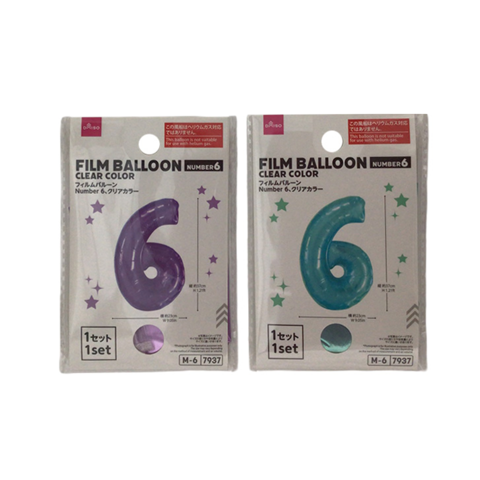 Film Balloon No.6 Clear Color