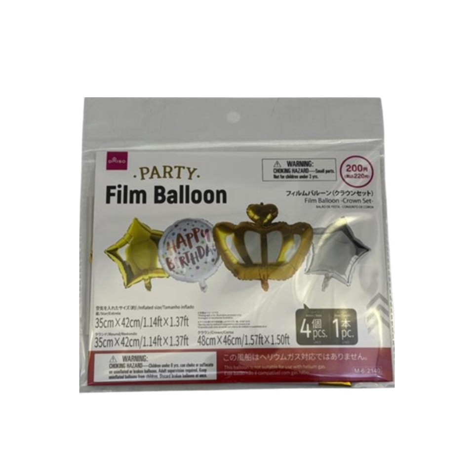 Film Balloon Crown Set