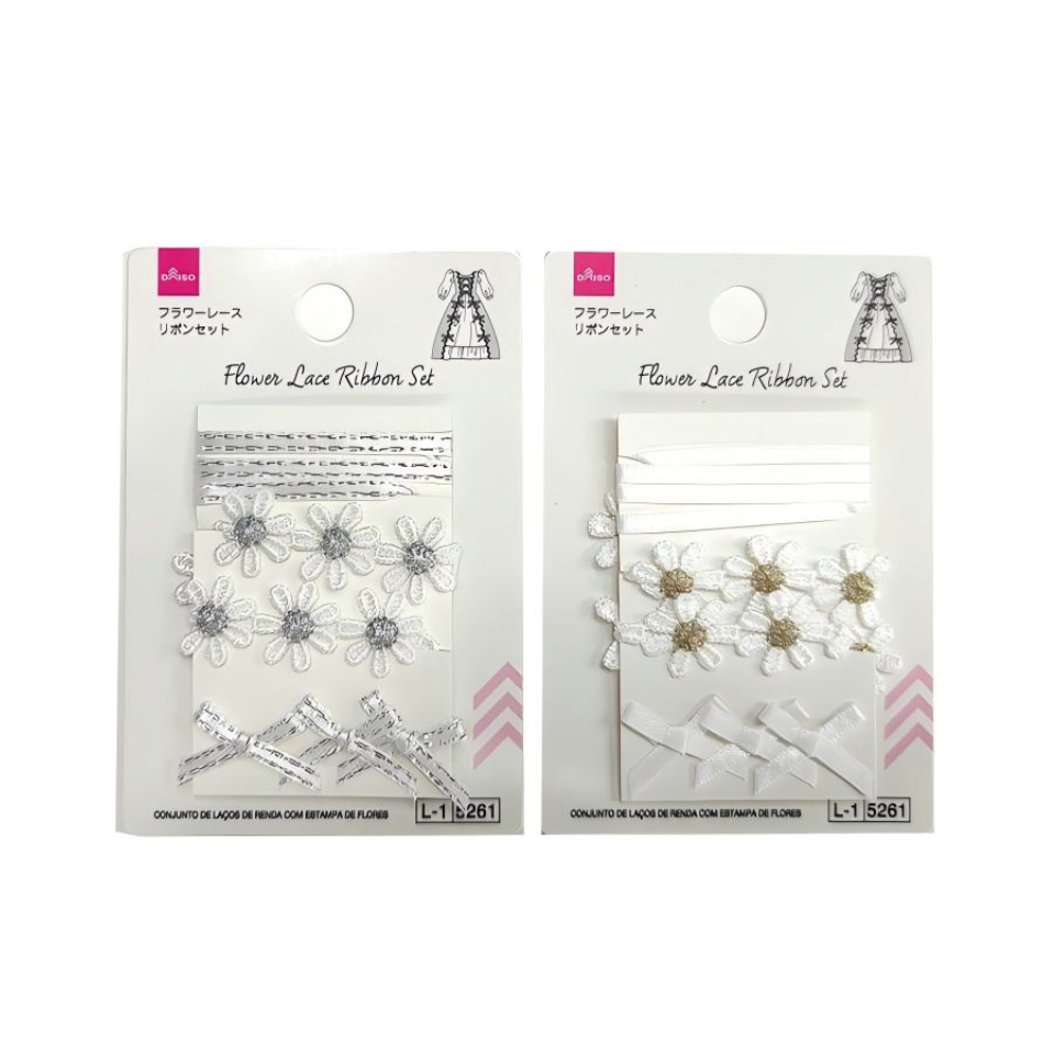 Flower Lace Ribbon Set