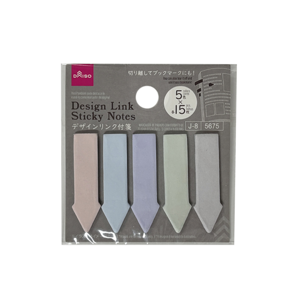 Removable Arrow Sticky Notes 15pcs