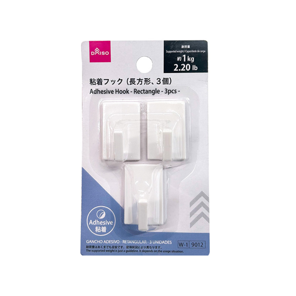 Adhesive Hook Rectangle