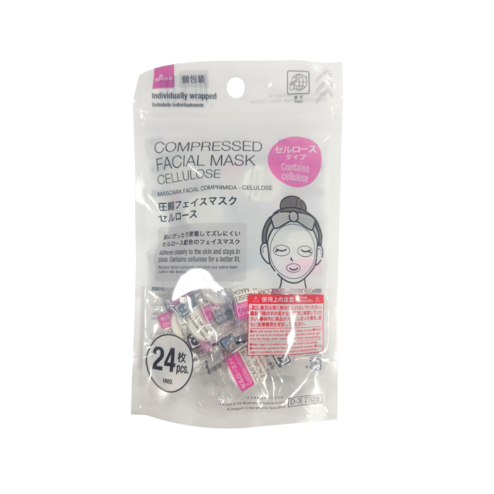 Compressed Facial Mask Cellulose