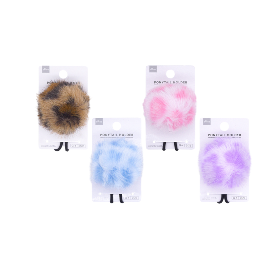 Eco Fur Hair Pony Animal Pattern
