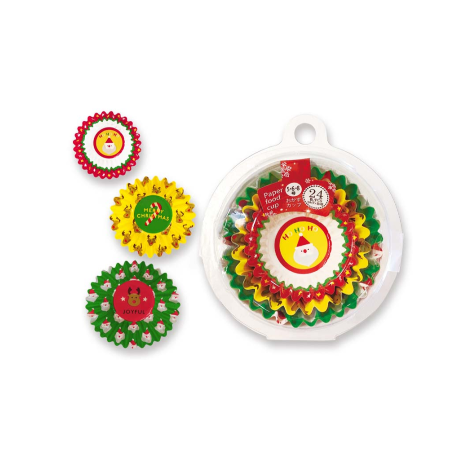 Paper Food Cup Christmas 24pcs