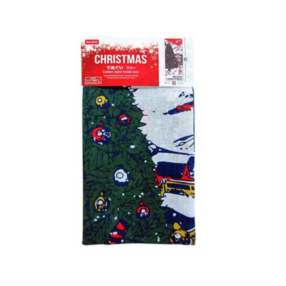 Christmas Cotton Hand Towel Tree