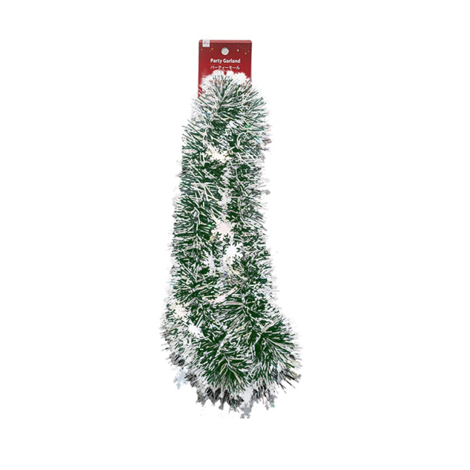 Party Garland Snowy Green 1.8m