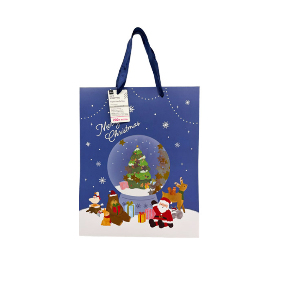 Paper Handle Bag with Flakes 28cm x 35cm x 10cm