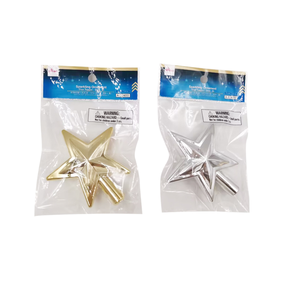 Sparkling Ornament Tree Topper Star B