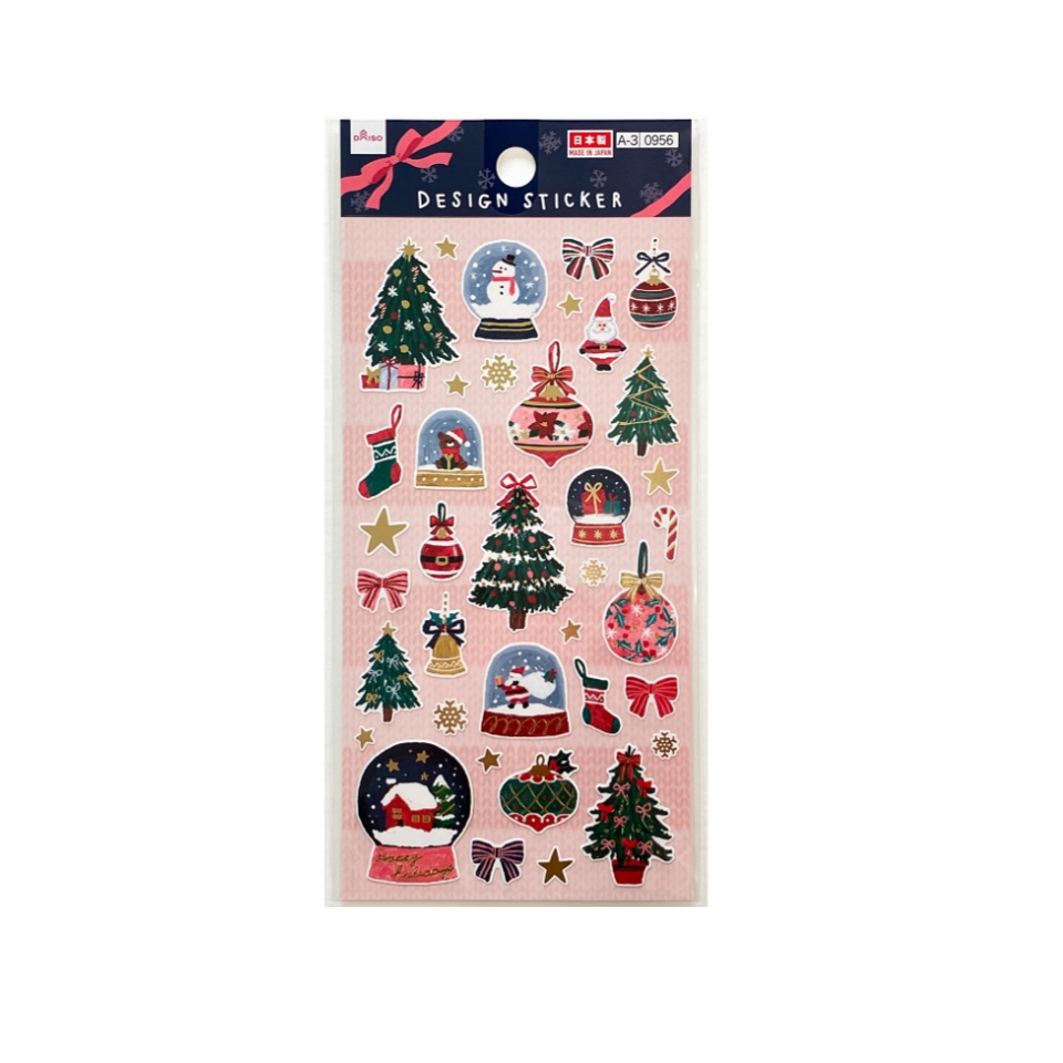 Sticker Christmas Motif Decoration