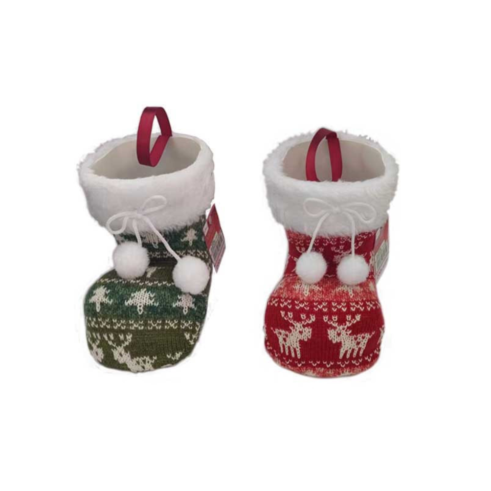 Santa Boots Design Knit