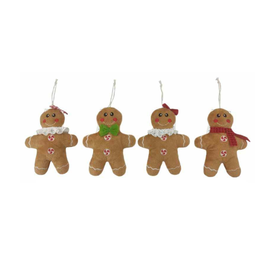 Fabric Ornament Gingerbread