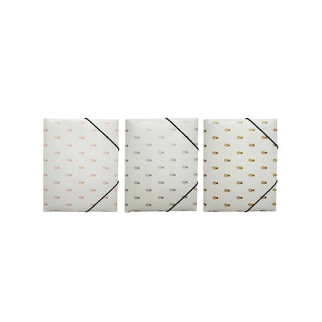 Banded Document Case Pineapples