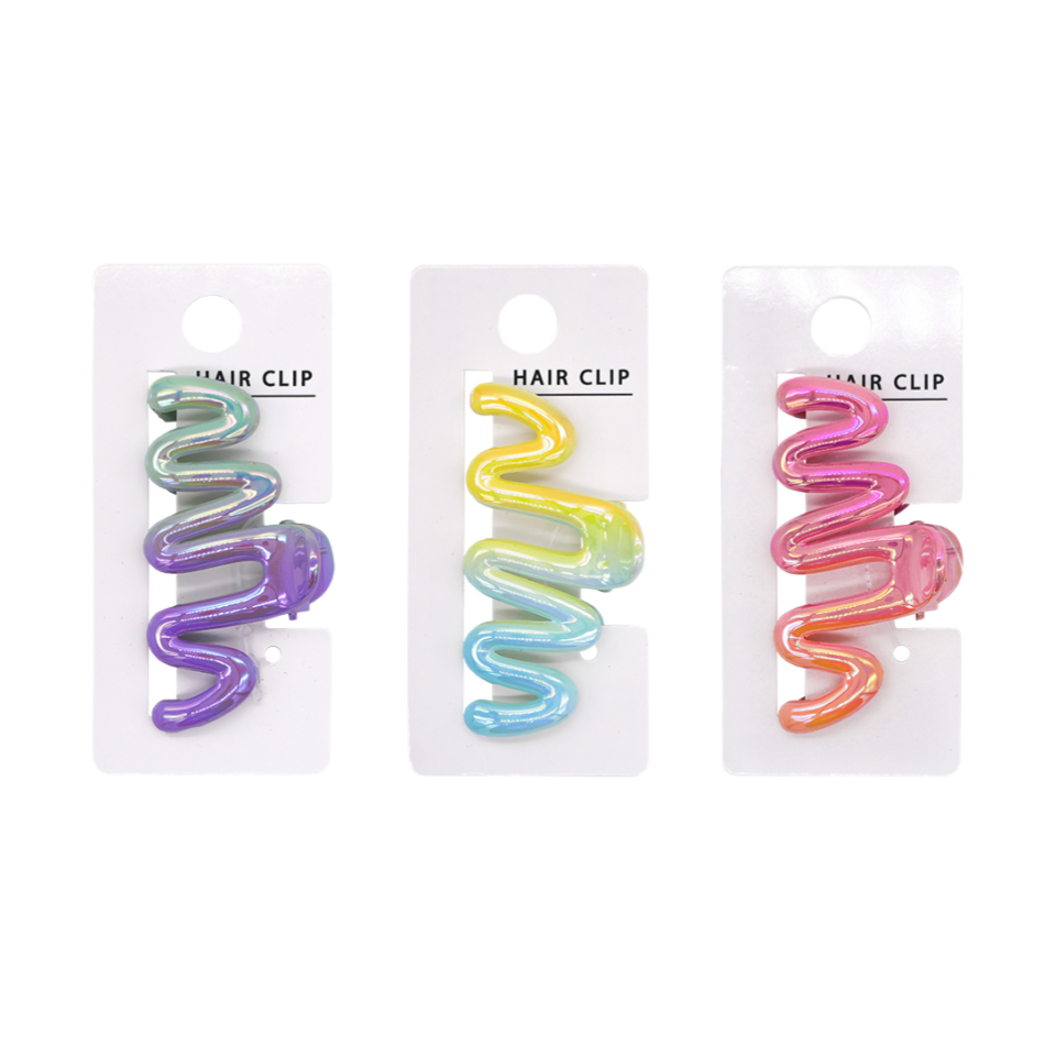 Claw Clip Aurora Gradation Wave