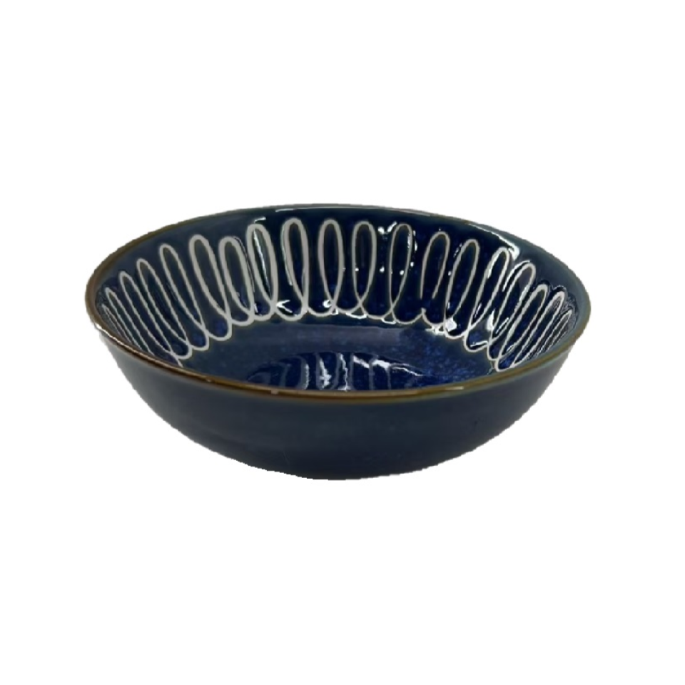 Youhen Blue Loop Bowl 17cm