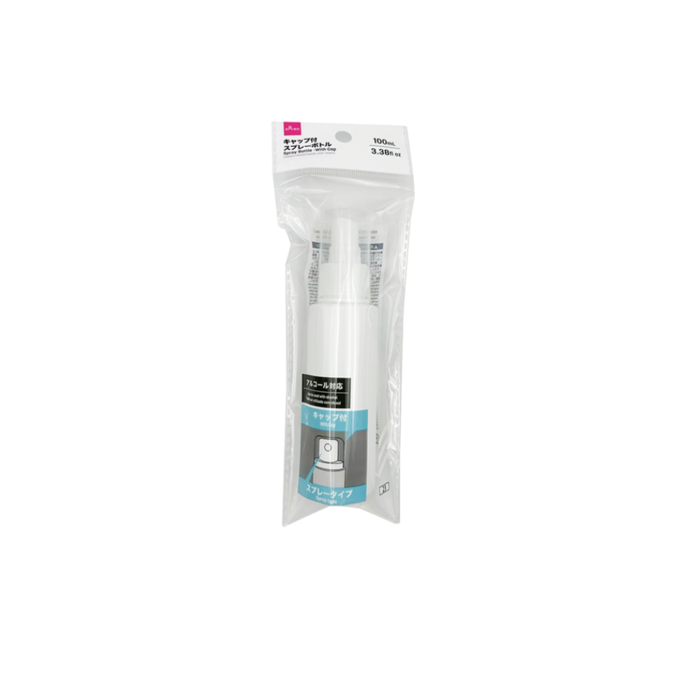 HDPE Spray Bottle with Cap 100ml