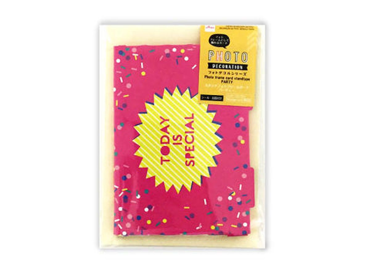 Photo Frame Card Standtype (Photodecoration Party)