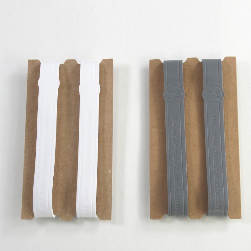 Silicone Lunchbox Belt Delicious Pattern 2Pcs