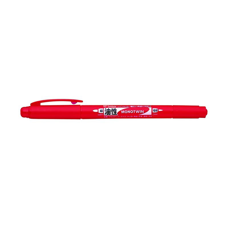 Permanent Marker Red Twin Tip