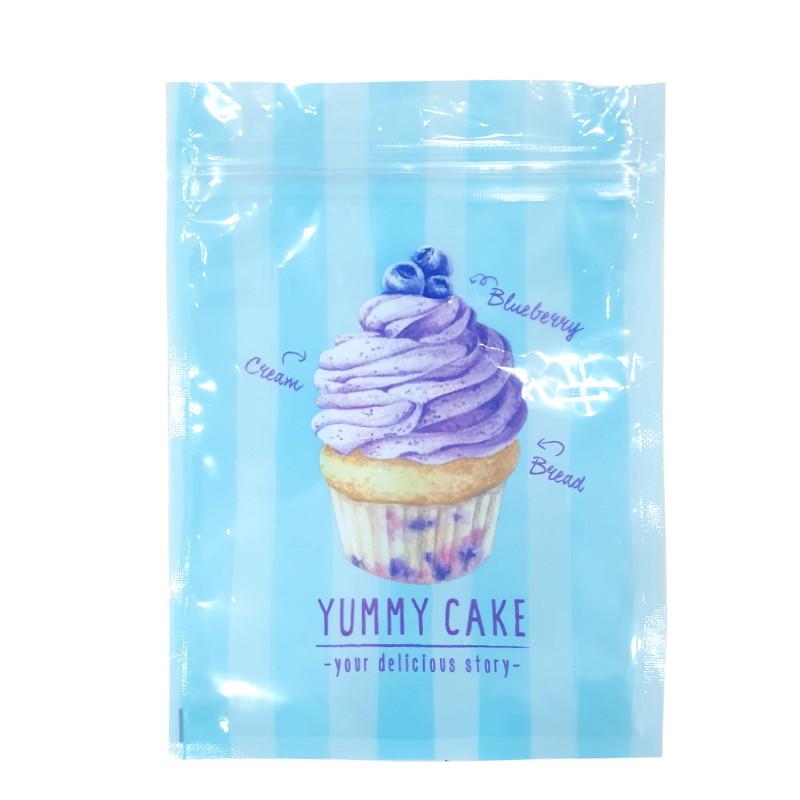 Zipper Bag (L 6Sheets Blueberry Cupcake)