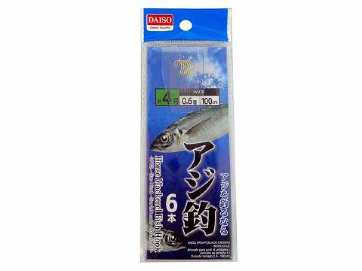 Horse Mackerel Fish Hook Size 4 Hook 100cm