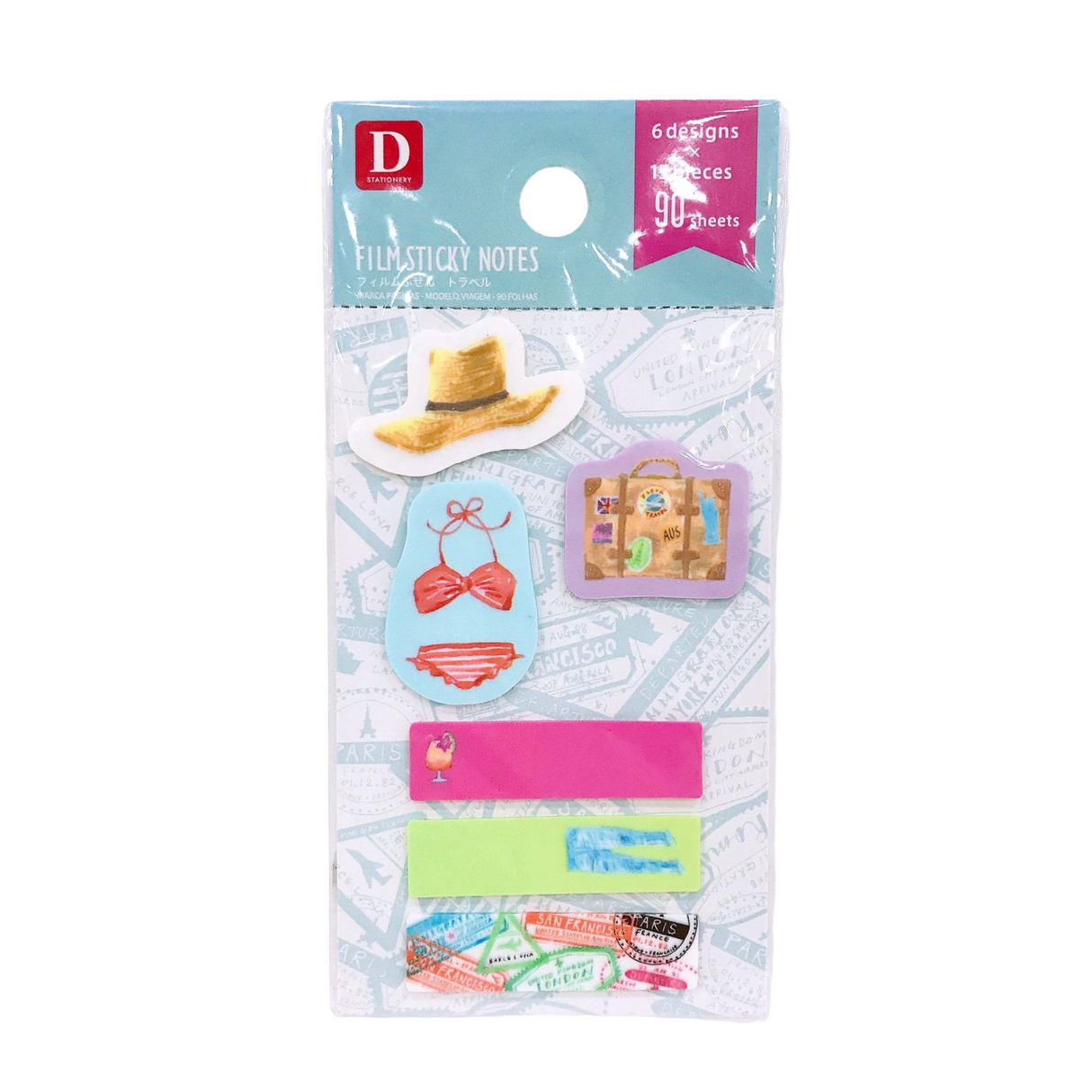 Film sticky notes Travel 90sheets