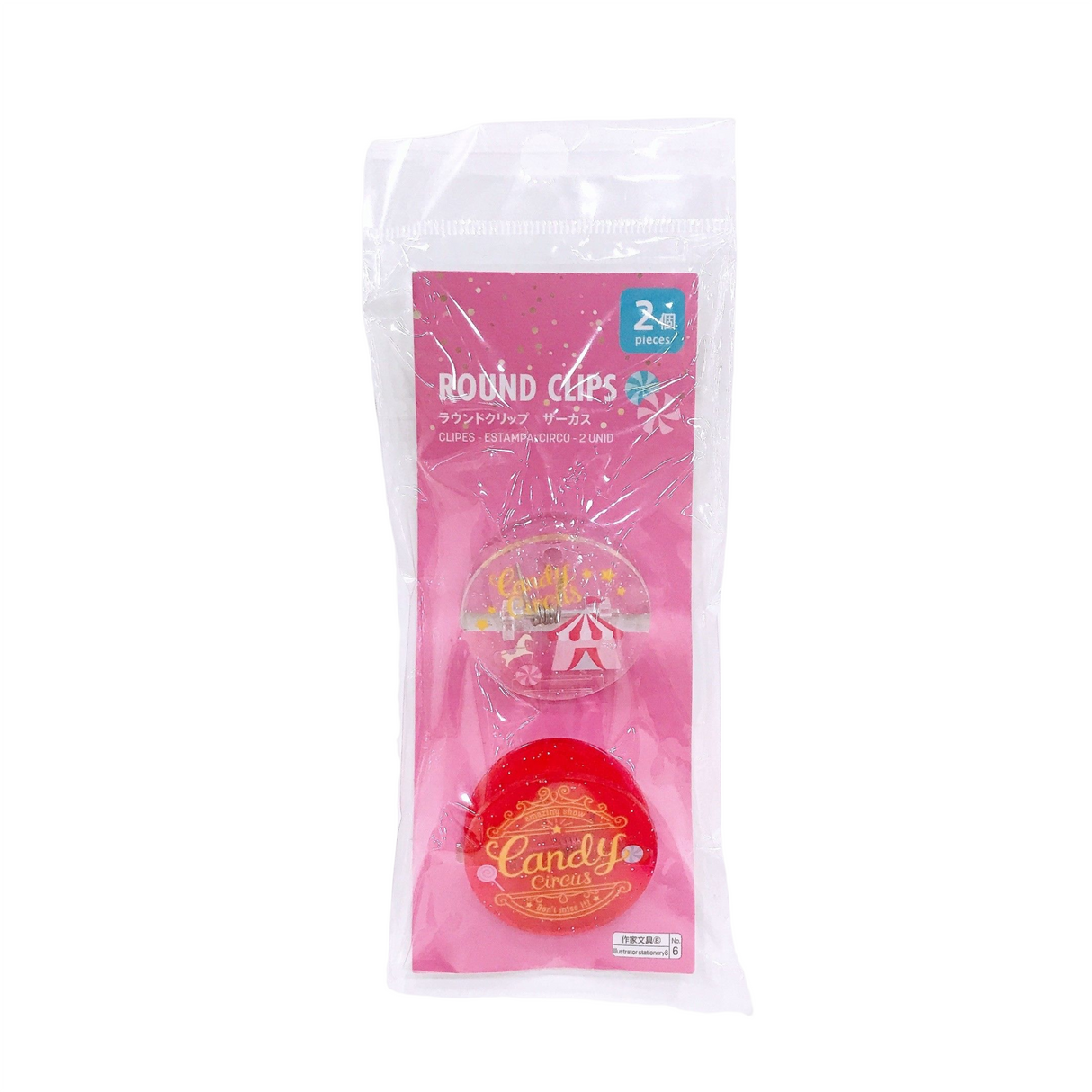 Round Clips(Bnd Circus 2Pieces)