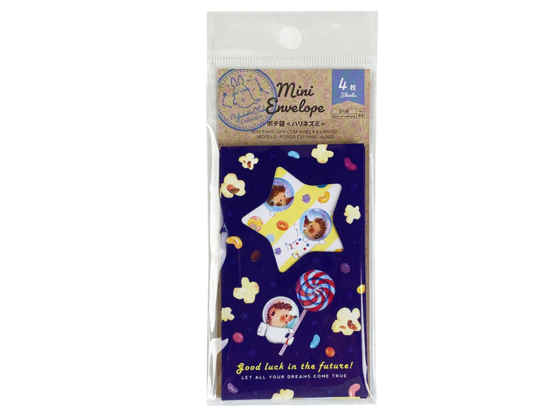 Mini window envelopes OYC Hedgehog with card 4P