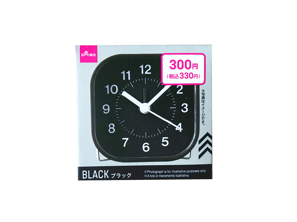 Mini Clock(Square Black)
