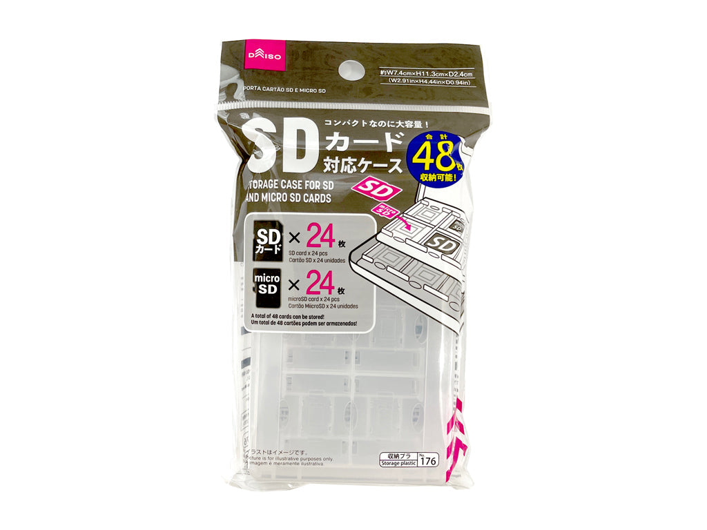 STORAGE CASE FOR SD AND MICRO SD CARDS