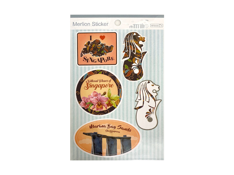 Singapore SG Merlion Sticker 5