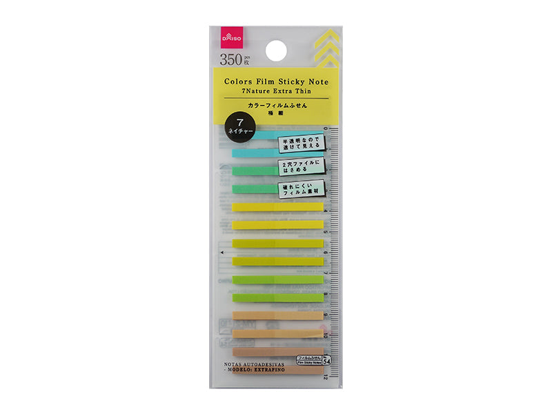 Colors Film Sticky Note 7Nature Extra Thin