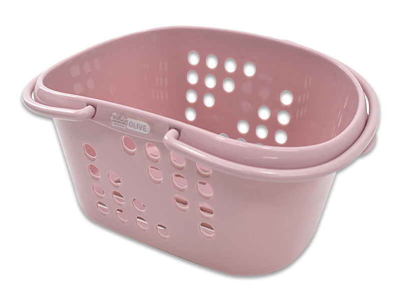 Handy basket (Olive Dawn pink 9.37in x 6.85in x 4.56in)