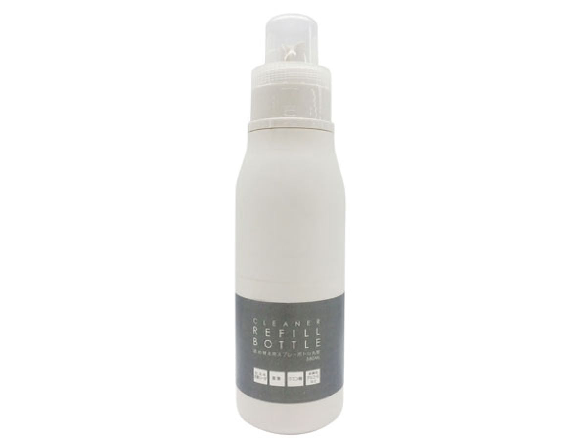 Laundry detergent refill bottle round 500ml beige