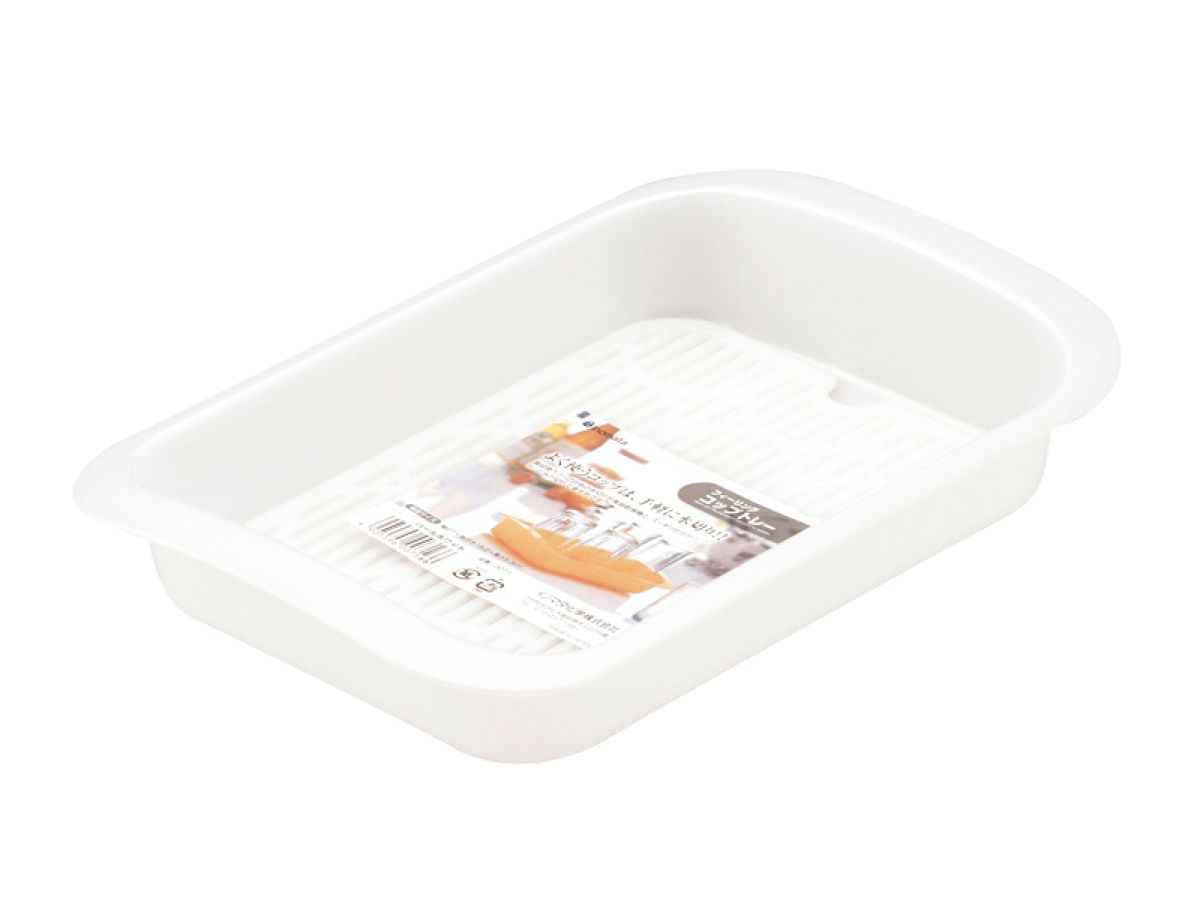 Plastic Cup Tray Pearl White