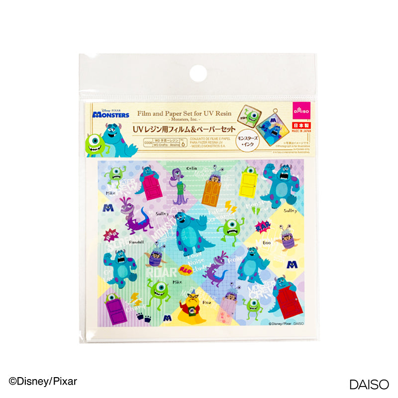 Film And Paper Set For Uv Resin - Monsters Inc. -