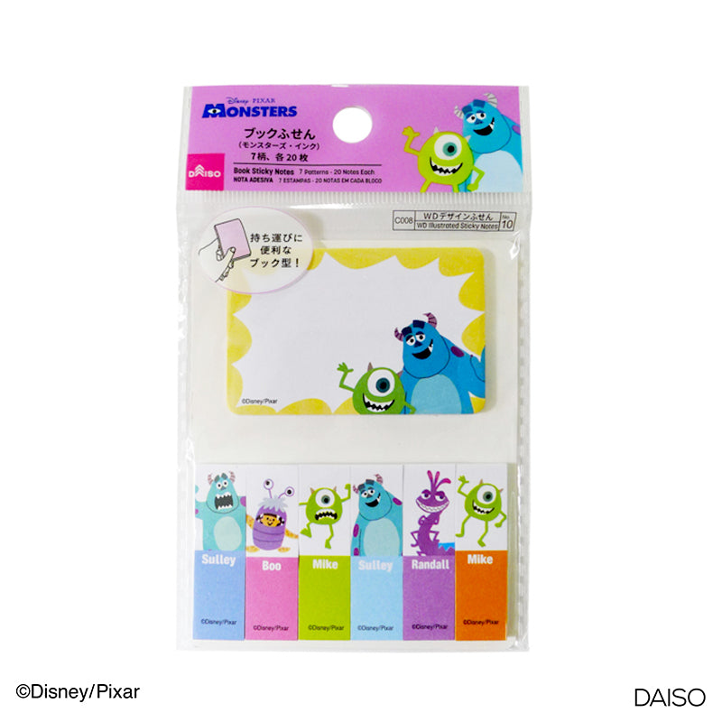 Book Sticky Notes Monsters Inc