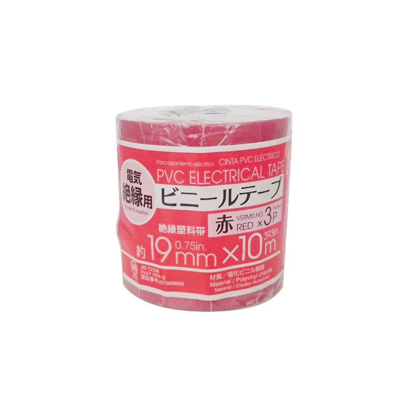 PVC Electrical Tape Red 19mm x 10m