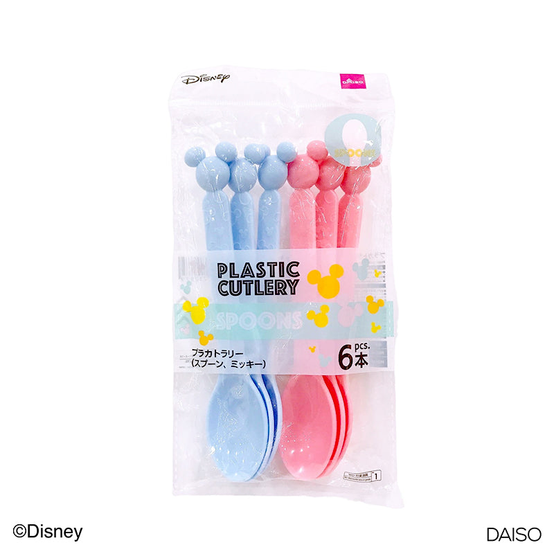 Plastic Cutlery Spoon Mickey