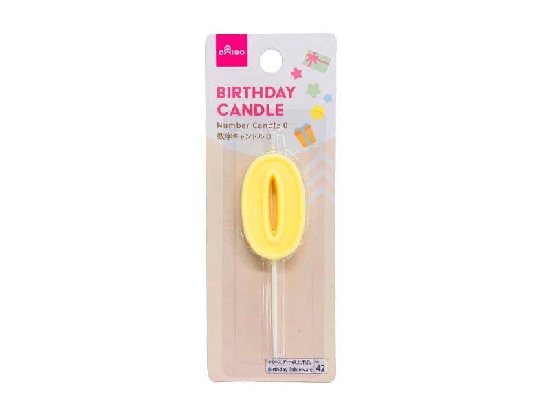 Number Candle 0