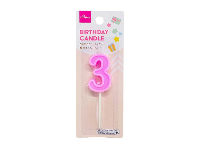 Number Candle 3