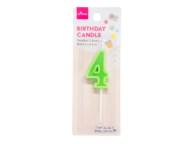 Number Candle 4