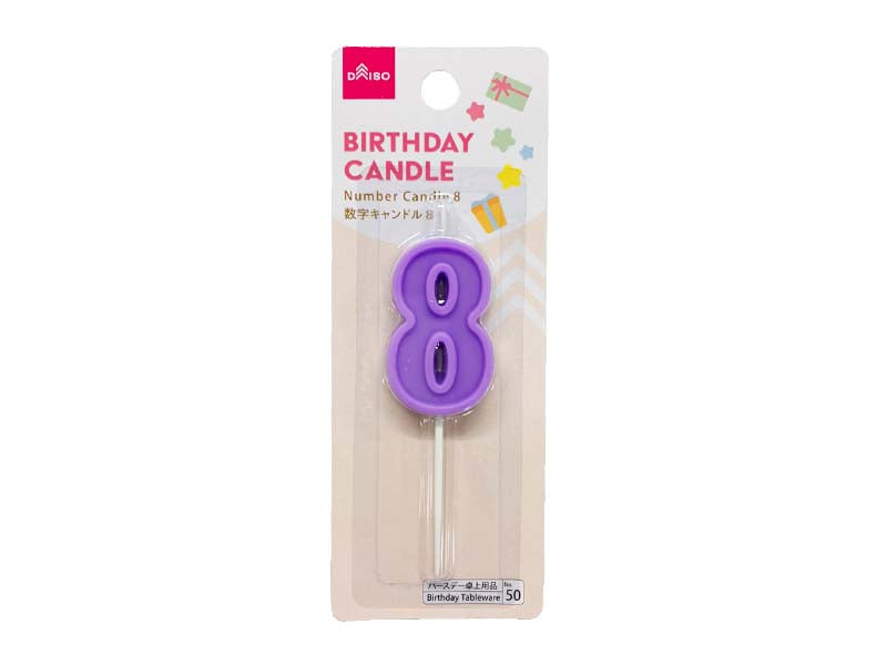 Number Candle 8