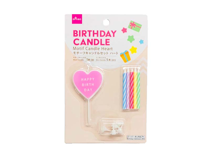 Motif Candle Heart