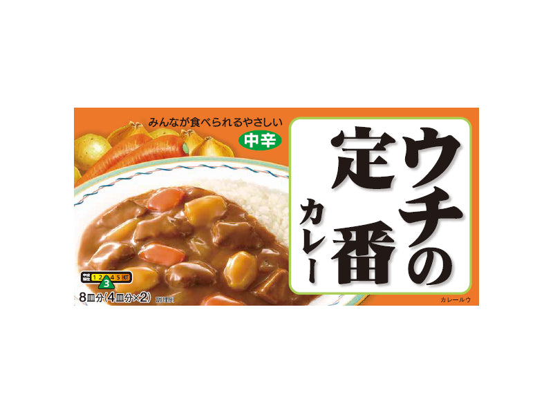 S&B Foods Our Classic Curry Solid Roux Medium Spicy 140g