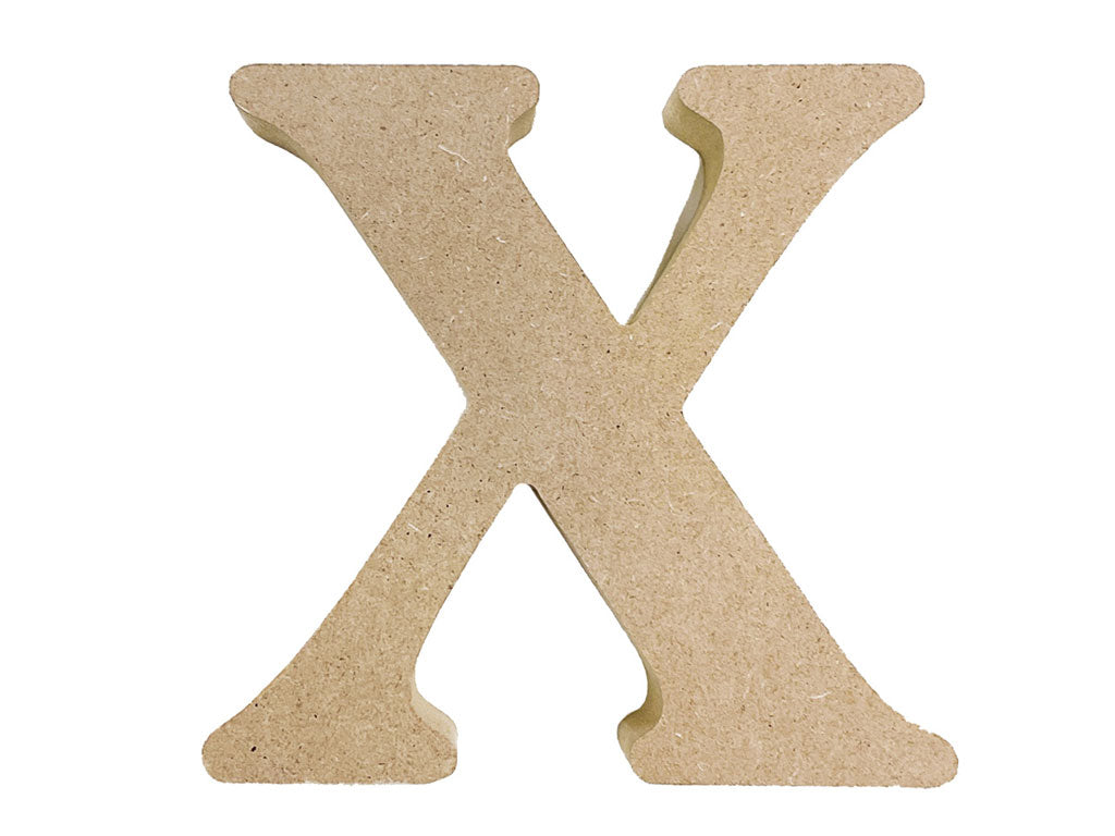 MDF Alphabet X