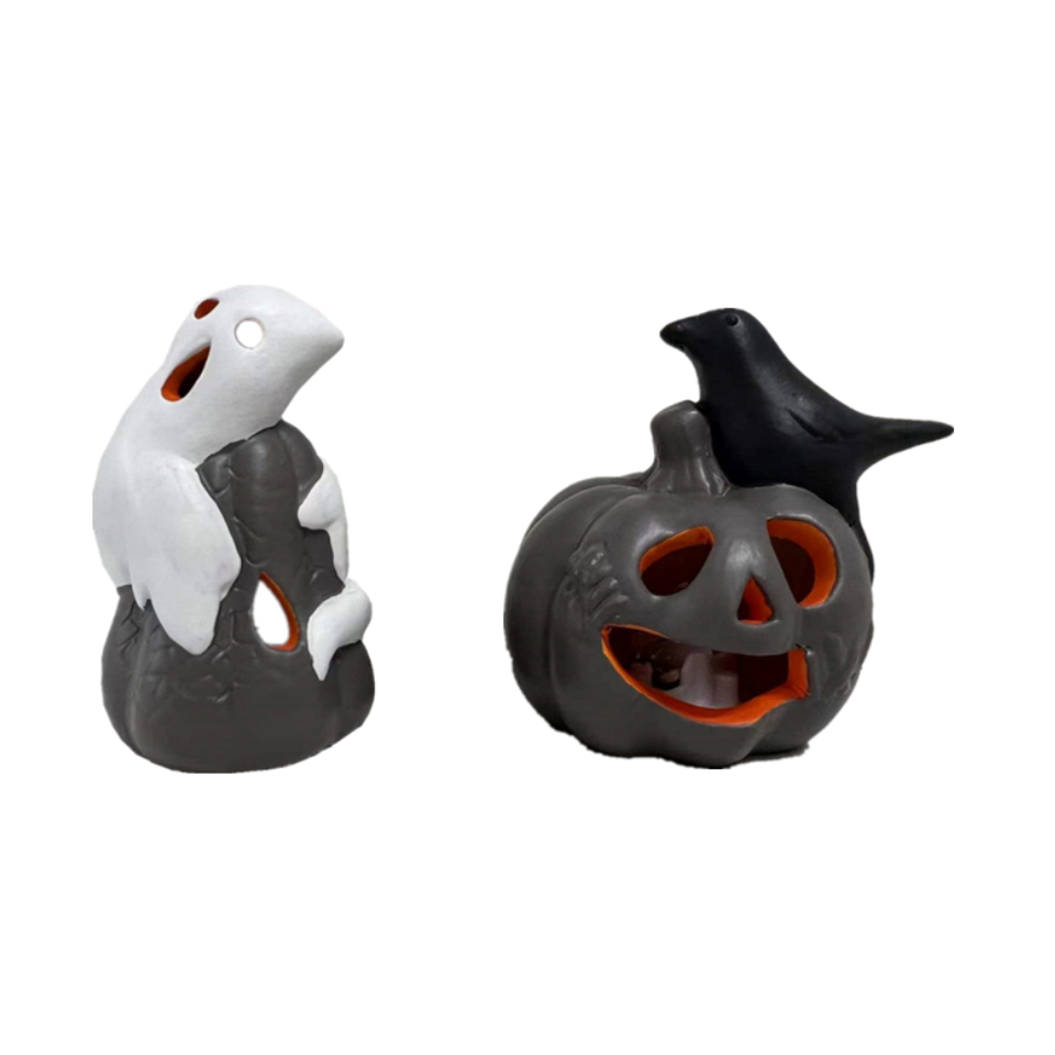 Halloween LED Ornament Pumpkin Ghost