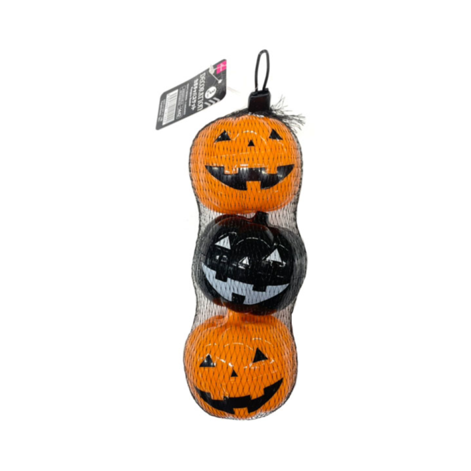Halloween Pumpkin Basket 3 Pieces