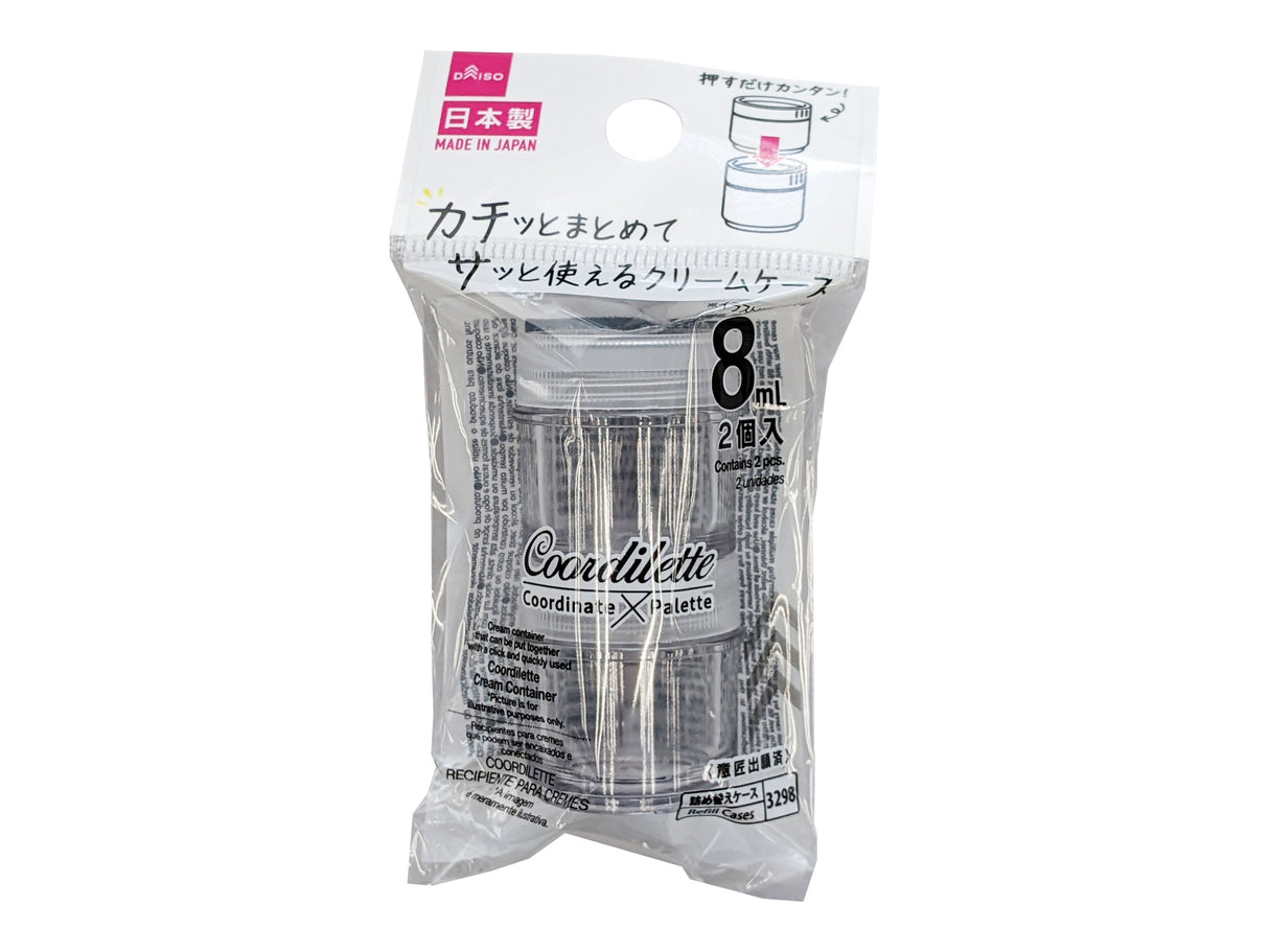 Coordilette Cream Container 8ml Clear