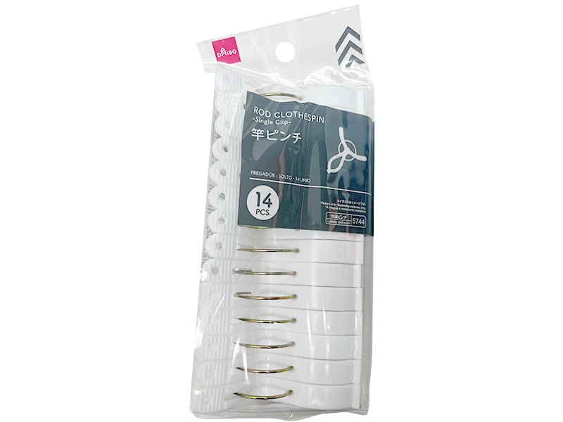 Rod Clothespin Single Clip